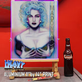 Madonna Canvas Art by Chris Tutty - Queen of Pop Portrait
